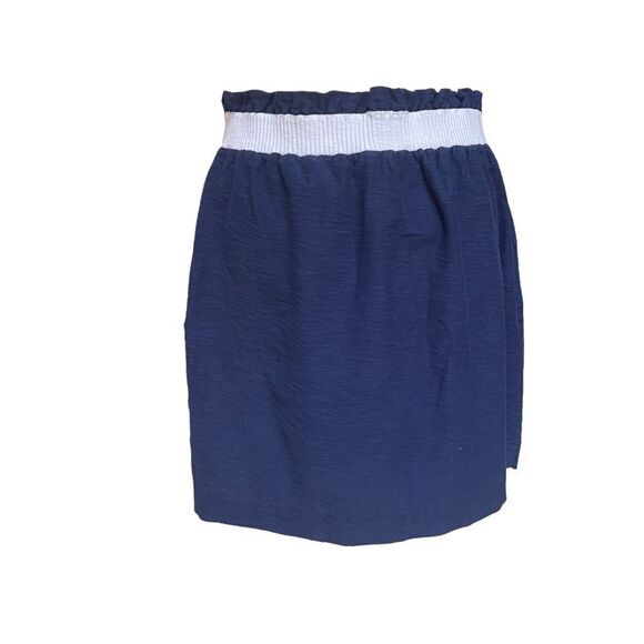 Vineyard Vines Navy Stripe Waistband Pull On Skirt Size Medium - Picture 4 of 10